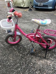 Minnie 小朋友單車二手八成新一切正常前面個籃有些小破西贡區取