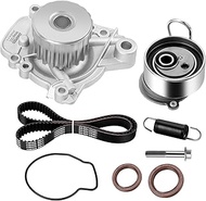 Engine Timing Belt Kit with Water Pump Tensioner, Compatible with 2001 2002 2003 2004 2005 Honda Civ