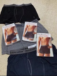 Polo Ralph Lauren men’s M-XL black grey navy blue boxer brief underwear 1 piece /pack 男裝黑色灰色寶藍色內褲 底褲