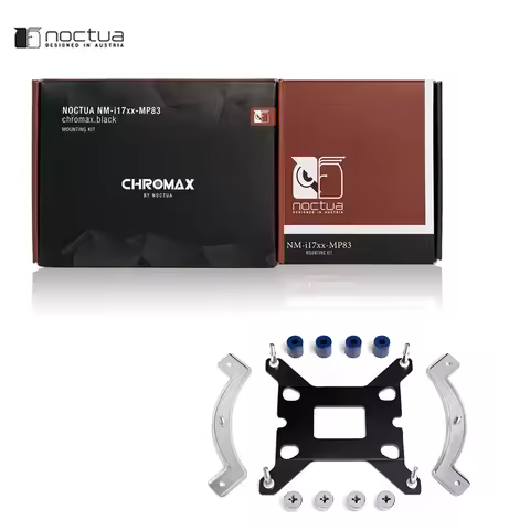 Noctua NM-i17xx-MP83/NM-i17xx-MP78 chromax.black Mounting Upgrade Kit CPU cooler For Intel LGA1700