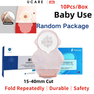 UCARE 10pcs Kids Colostomy Bag Drainable one-single System Ostomy Bag for Baby Use Disposable Childr