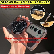 Trường hợp Oppo A5i Pro A5X A5 PRO 5g Trường hợp với đứng chủ mềm mại trong suốt chống sốc rõ ràng s