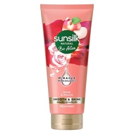 SUNSILK Natural Conditioner Bio Active Rose Peach Smooth Shine 330ml.ซันซิล เนเชอรัล โรส แอนด์ พีช ส