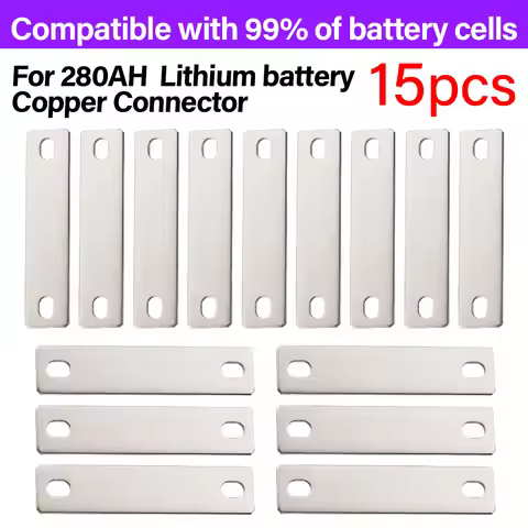5/7/15pcs M6 72mm Hole distance Bus Bar Battery Copper Connector For 100AH 280AH 310AH 320AH Lithium