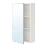 ENHET 單門鏡櫃, 白色, 40x17x75 公分