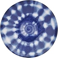 6820-43 Curry Plate, Pasta Plate, 9.8 inches (25 cm), Dishwasher Safe, Microwave Safe, Japan Blue, R