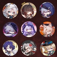 Honkai Star Rail Round Anime Brooch 2.25 Inch, Size Up to 58mm