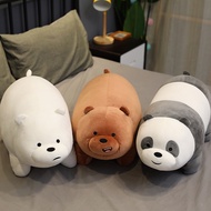 We Bare Bears Standing Plush Toy Grizzly Panda Ice Bear Stuffed Toy Lovely Sitting Plush Toy Animal Stuffed Toys for Kids