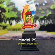 MODEL PS AKRILIK 3mm Plakat Wisuda Piala Wisuda Anak TK/PAUD
