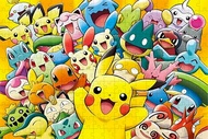 Pikachu Puzzle Anime 00 Pieces Jigsaw Puzzles Toys for Children Restless Pokemon Cartoon Board Games