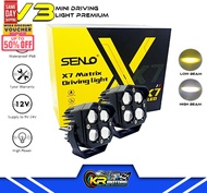 Original Senlo X7S Mini Driving Light V2 80W Lighting Power Auxiliary Light Fog Light - ( 6 Months W