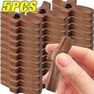 1/3/5Pcs Handheld Black Walnut Praying Crosses - Wooden Heart-shaped Craft Ornaments - Lightweight P