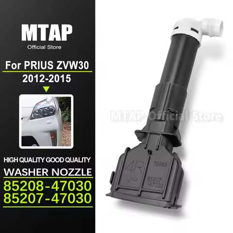 Head Light Washer Nozzle For Toyota Prius ZVW30 2012-2015 85208-47030 85207-47030 Headlamp Water Jet