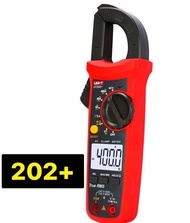 UNI-T UT202+ UT203+ UT202A+ เก็บข้อมูลแรงดันไฟฟ้ากระแสสลับ DC / AC 600A แรงดันกระแสไฟ AC Digital Cla