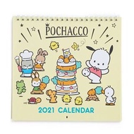Japan Sanrio - Pochacco PC狗 日版 家居 壁掛 月曆 行事曆 掛牆 日曆 2021 年曆 (日本假期) 帕恰狗