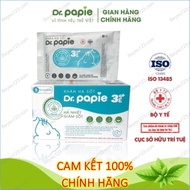 Hộp 25 Chiếc Khăn Lau Hạ Sốt 3+ Dr Papie Cho Bé Hạ Nhiệt Giảm Sốt Ngăn Ngừa Co Giật - Dr. Papie