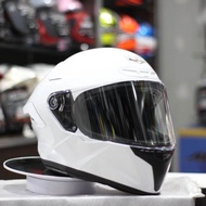 HELM FULL FACE KBR TT COURSE POLOS KACA BLUE DAN CLEAR