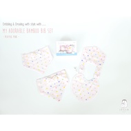 Iflin Baby - เซตผ้ากันน้ำลายใยไผ่ - My Adorable Bamboo Bib Set - เซต 3 ชิ้น