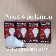 CAHAYA Package of 4 pc Paneled led bulb lamp ALTIS 23W E27 white light 6500K