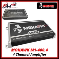 MOHAWK 4 Channel Amplifier M1 SERIES SILVER - M1-400.4 400Watt Max CAR AUDIO POWER AMP EQUAIZER 4CH SPEAKER WOOFER