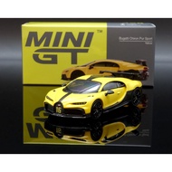 [MASH] Ready Stock Special Price Mini GT 1/64 Bugatti Chiron Pur Sport Yellow Left Driver #428