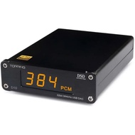 Topping MINI USB-DAC D10 CSS XMOS XU208 ES9018K2M Audio Decoder Amplifier(Black) /Topping E30