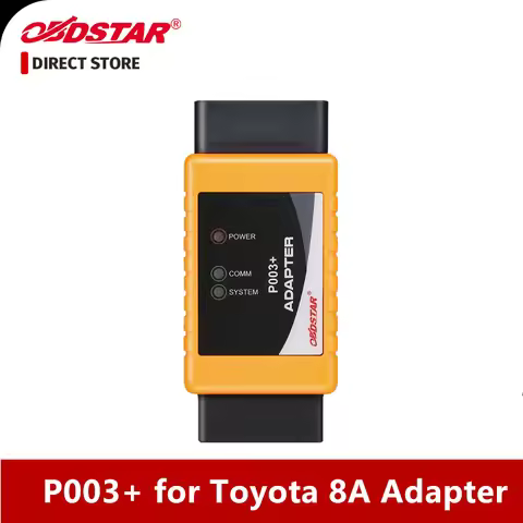 OBDSTAR P003+ for Toyota 8A Adapter and for Ford All Key Lost with Bosch ECU Flash Work with X300 DP