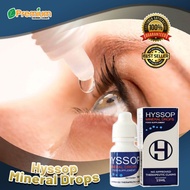 15ml Hyssop Mineral Drops Organic Eye Drops Authentic All-Natural Mineral Eye Drops for Refreshing E