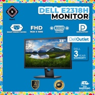Qlck Dell Outlet Refurbished - E2318H 23" Full HD IPS LED Monitor - 3 Years WTY by Dell