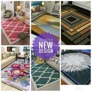 KARPET 3D VIRAL CARPET VELVET CORAK MODEN  TERKINI MURAH