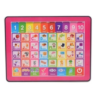 Kids Early Educational Smart Play Tablet Pad with Music ABC Learning Toy Letter Words Spelling Numbe