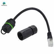 CAT6 Network Head Connector RJ45 Network Head with Shielded Signal Aviation 25cm CAT6 Cable Adapter