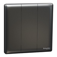 Schneider Electric สวิตช์ไฟ Unica X สวิตช์ทางเดียว 16AX 250V 3 ช่อง