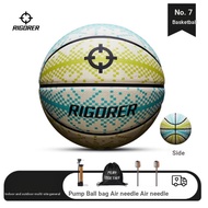 Standard [Same Style as Rivers] Rubber Basketball No. 7 Indoor Outdoor Anti-slip Cement Floor Wear-r
