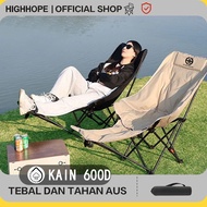 HIGHHOPE Portable Outdoor Folding Chair Camping Chair Folding Chair Mountain Camping Easy