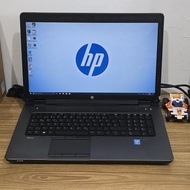 HP zbook 17inch Layar lebar workstation laptop desain intel core i7 16gb nvidia Quadro 4gb ddr5 ex b