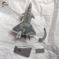 chulisia 1/100 J-20 Metal Fighter Plane Model with Stand Static Display Desk Decor Souvenir Gifts Or