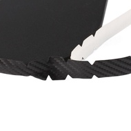 Pickleball Paddle Edge Sticker Black Carbon PU Frame Protective Tape Reduce Impact and Friction Supp