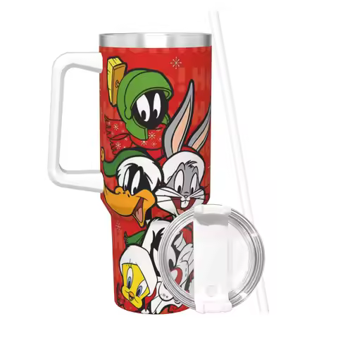 Bugs Bunny Rabbit Looney Tunes Tumbler Vacuum Insulated Thermal Cup Stainless Steel Car Mugs Water B
