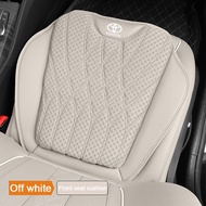 Sarung Jok Mobil ใหม่ที่ป้องกันเบาะรองนั่งในรถยนต์ผ้าไหมน้ำแข็งระบายอากาศได้ดีแผ่นรองก้นแบบสบายสำหรั