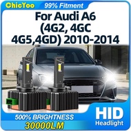 Canbus LED Headlight 30000LM Super Bright Car HID Xenon Lamps 12V For Audi A6 C7 (4G2, 4GC 4G5, 4GD)