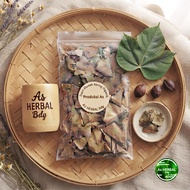Dried kluwekdaun with chopped dried picung leaves 200 grams-az