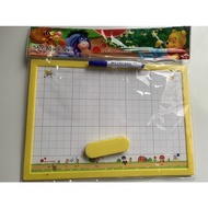 Large white 2-sided board set DT10 23.5 x 34cm