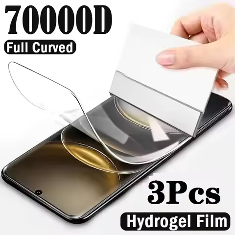 3Pcs Hydrogel Film For Vivo V50 V40 Lite V40e V30 V30e Pro V29 V29e V27 V27e Full Cover Screen Prote
