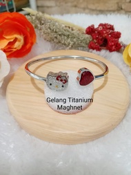 [Terlaris] Promo Gelang Kesehatan Germanium_MCI Terbaru MODEL Hello_Kitty COD