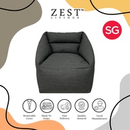 Morgan Bean Bag Chair | Water Repellent, HDB-Sized Bean Bag