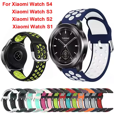 Silicone Band For Xiaomi Watch S4 S3 S2 S1 Pro Bracelet Watchband For Xiaomi Watch 2 Pro Mi Watch Co