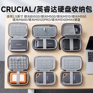 Hubing Suitable for CRUCIAL CRUCIAL 2.5-Inch Hard Drive Storage Bag Magnesium BX500/M500/M510/M550/M