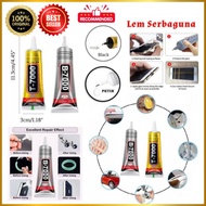 Lem LCD Touchscreen 15ml T-7000 Hitam Bening Lem Perhiasan Serbaguna