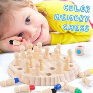 Match Stick Chess Wooden Memory Chess Colorful Wooden Memory Chess Set, Smart Toy For Children